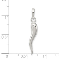 Sterling Silver Italian Horn