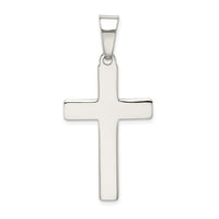 Sterling Silver Polished Cross Pendant
