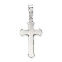 Sterling Silver Polished Crucifix Pendant