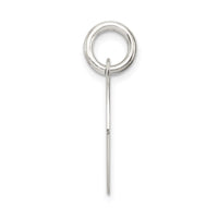 Sterling Silver Polished Enamel Believe Pendant