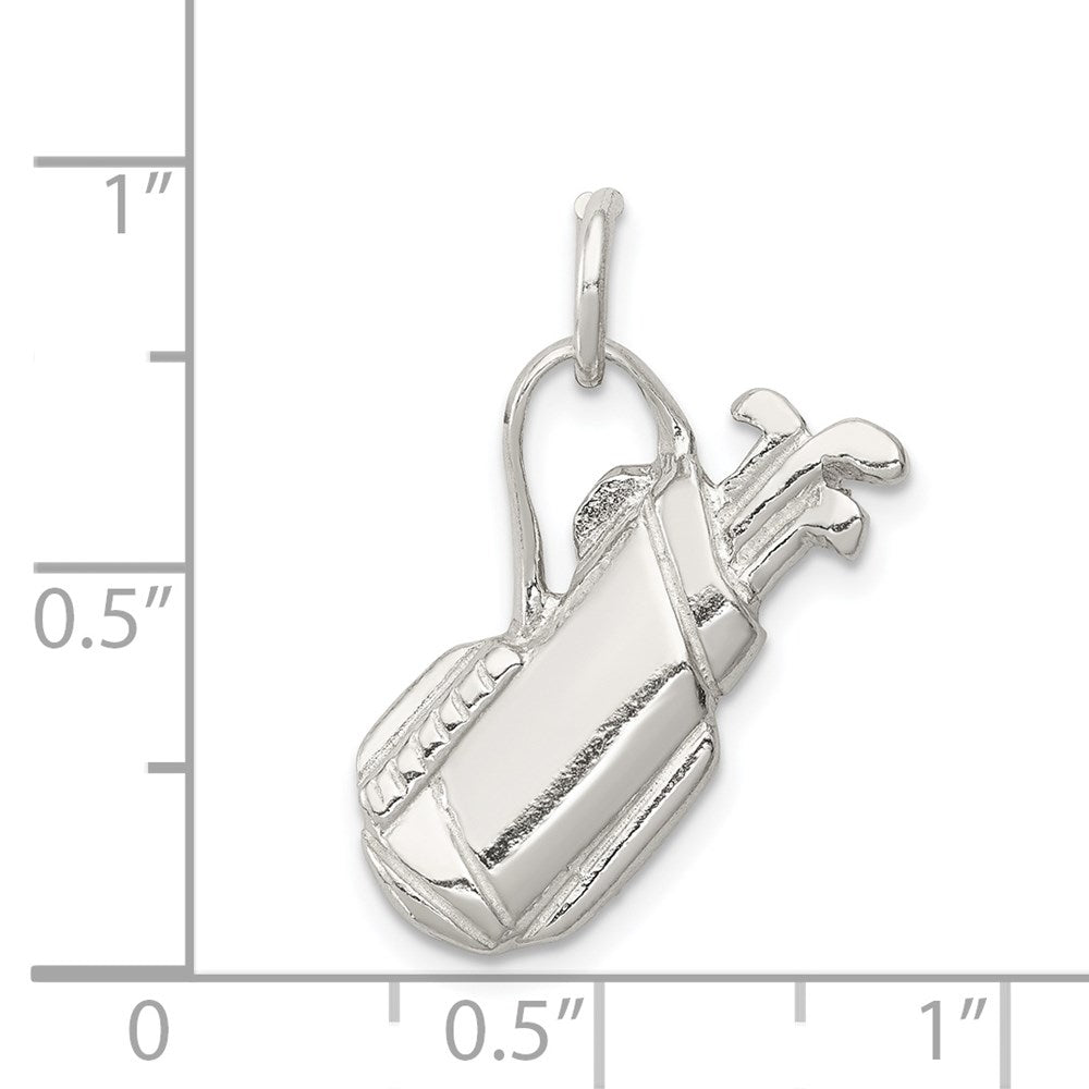 Sterling Silver Golf Bag Charm
