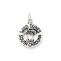 Sterling Silver Antiqued South Carolina Charn