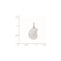 Sterling Silver Polished Seashell Charm