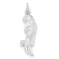 Sterling Silver Polished Parrot Pendant