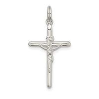 Sterling Silver Polished INRI Crucifix Charm