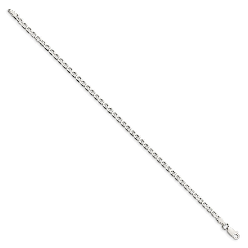 Sterling Silver 3.15mm Flat Cuban Anchor Chain
