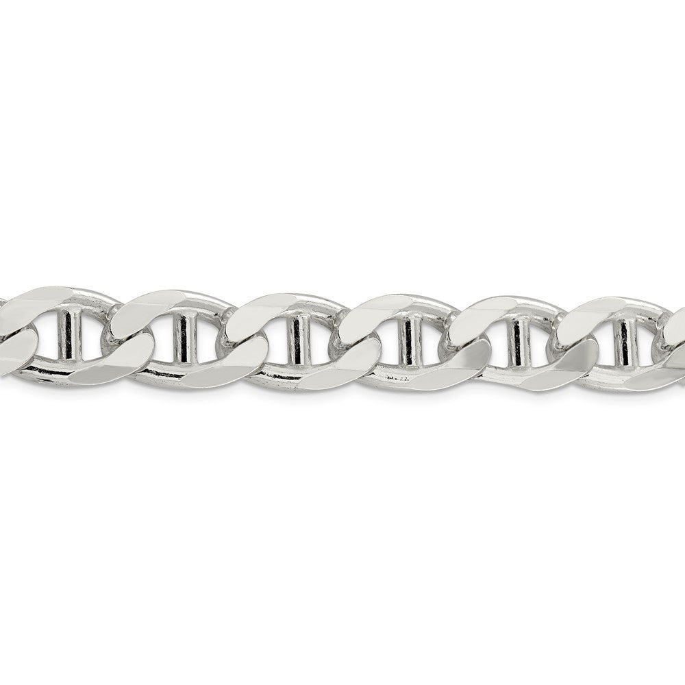 Sterling Silver 13.5mm Flat Cuban Anchor Chain