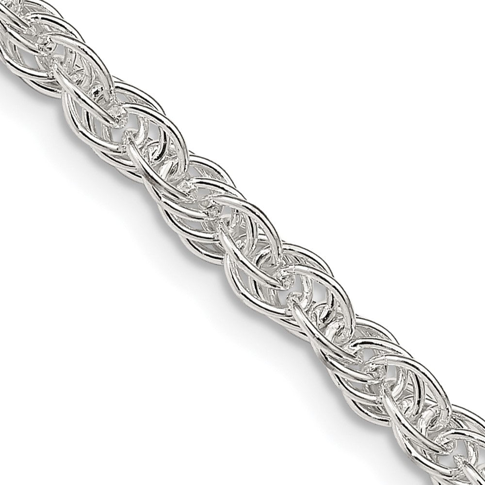 Sterling Silver 3.8mm Loose Rope Chain