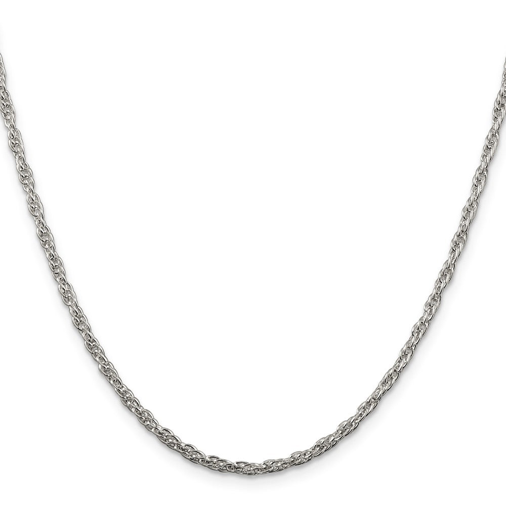 Sterling Silver 2.5mm Loose Rope Chain