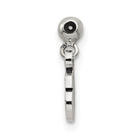Sterling Silver Mio Memento Dangle Feather Charm