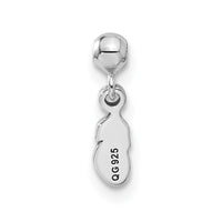 Sterling Silver Mio Memento Dangle Feather Charm