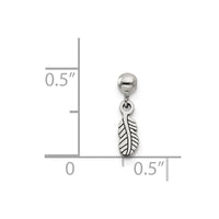 Sterling Silver Mio Memento Dangle Feather Charm