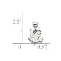 Sterling Silver Mio Memento Dangle Bird Charm