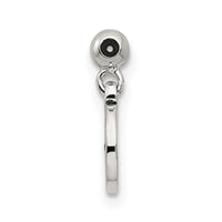 Sterling Silver Mio Memento Enamel CZ Dangle Compass Charm