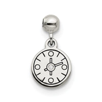Sterling Silver Mio Memento Enamel CZ Dangle Compass Charm