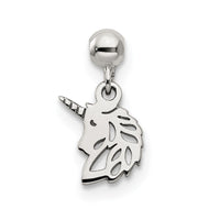 Sterling Silver Mio Memento Dangle Unicorn Charm