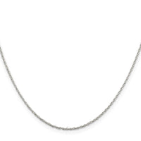 Sterling Silver 1.25mm Loose Rope Chain