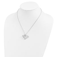 Sentimental Expressions Sterling Silver Rhodium-plated Mother A Part of My Heart 18 Inch Necklace