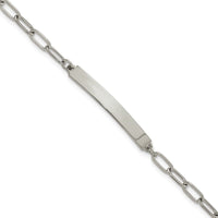 Stainless Steel Polished 6.5in w/1.25in ID Bracelet