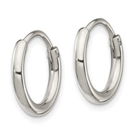Stainless Steel Polished 2mm Endless Hoop Earrings