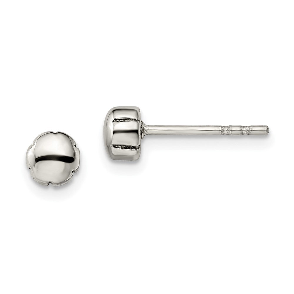 Chisel Stainless Steel Polished Post Earrings
