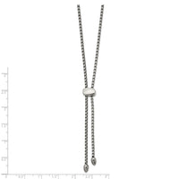 Stainless Steel Polished Fancy Adjustable up to 20.5in Necklace