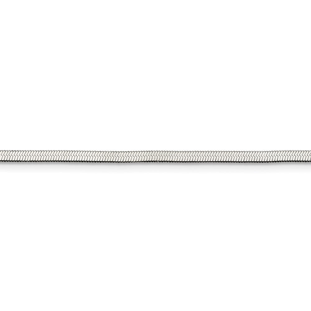 Stainless Steel Polished 3.3mm 24in Herringbone Chain