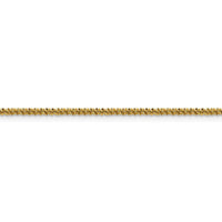 Stainless Steel Polished Yellow IP-plated 2.2mm Cyclone 20in Chain