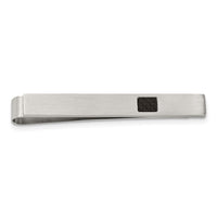 Chisel Stainless Steel Brushed Black Carbon Fiber Inlay 4-piece Key Ring, Money Clip, Cuff Link and Tie Bar Boxed Set