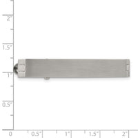Chisel Stainless Steel Brushed Tie Bar