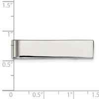 Chisel Stainless Steel Polished Tie Bar / Money Clip