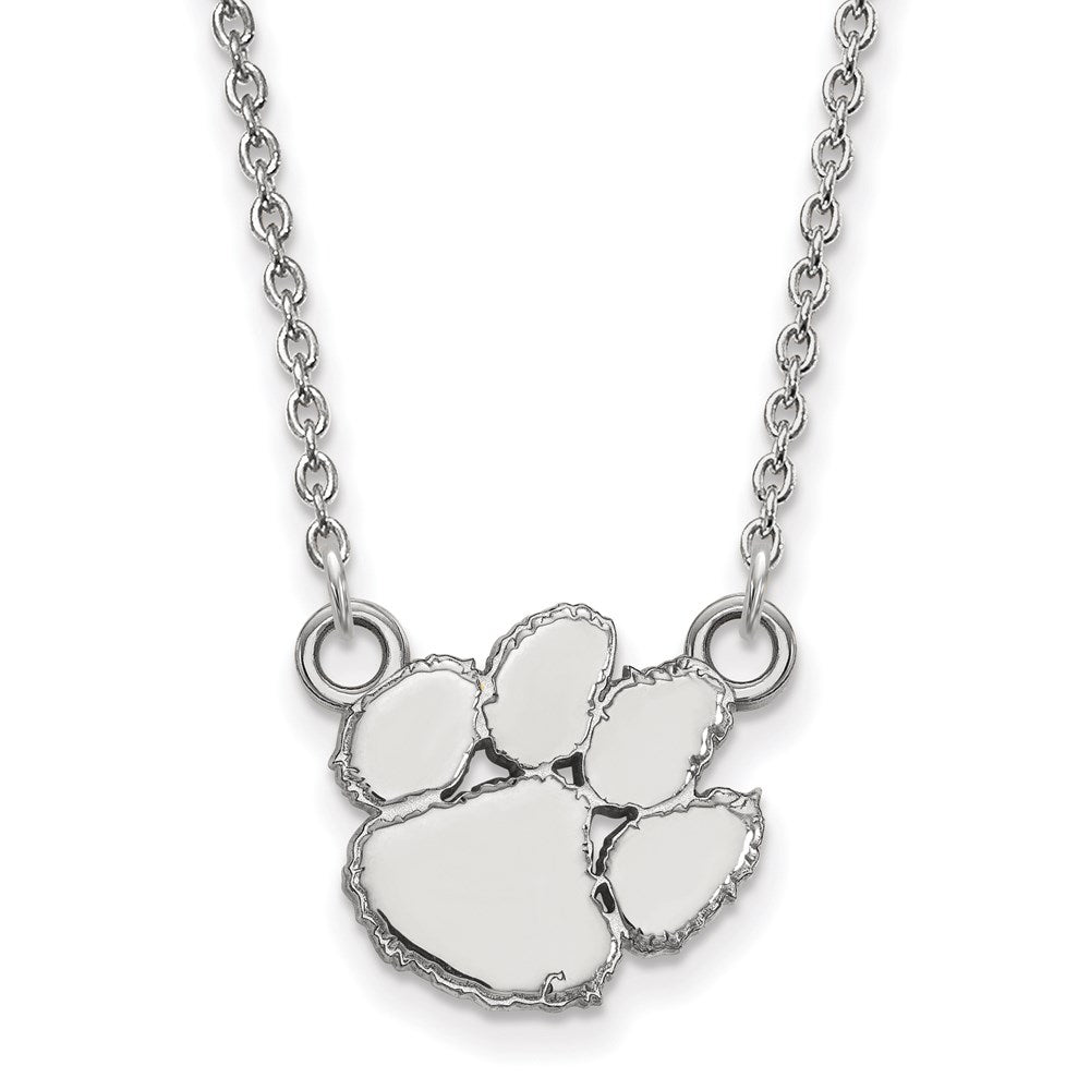 14kw  Clemson University Small Pendant w/Necklace