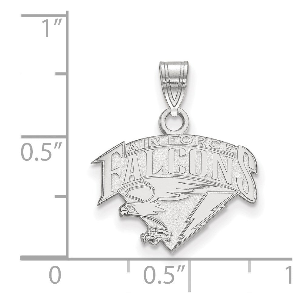 14k White Gold  U.S. Air Force Academy Small Pendant