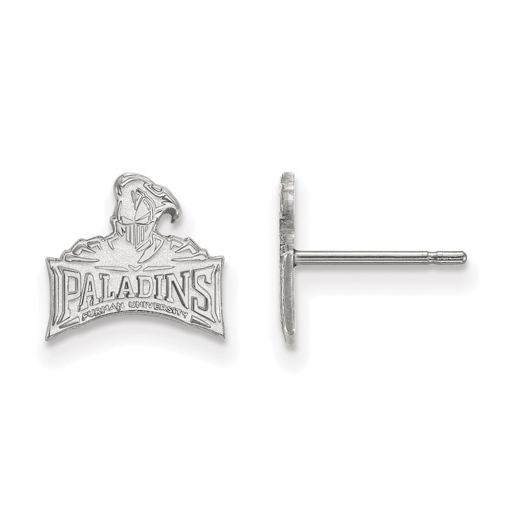 14kw  Furman University XS Post Earrings