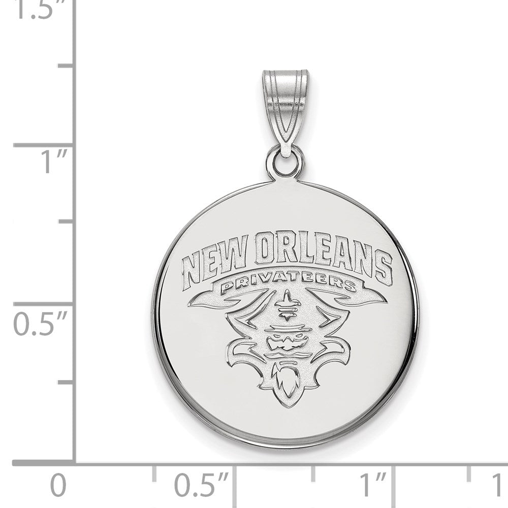 14kw  University of New Orleans Large Disc Pendant
