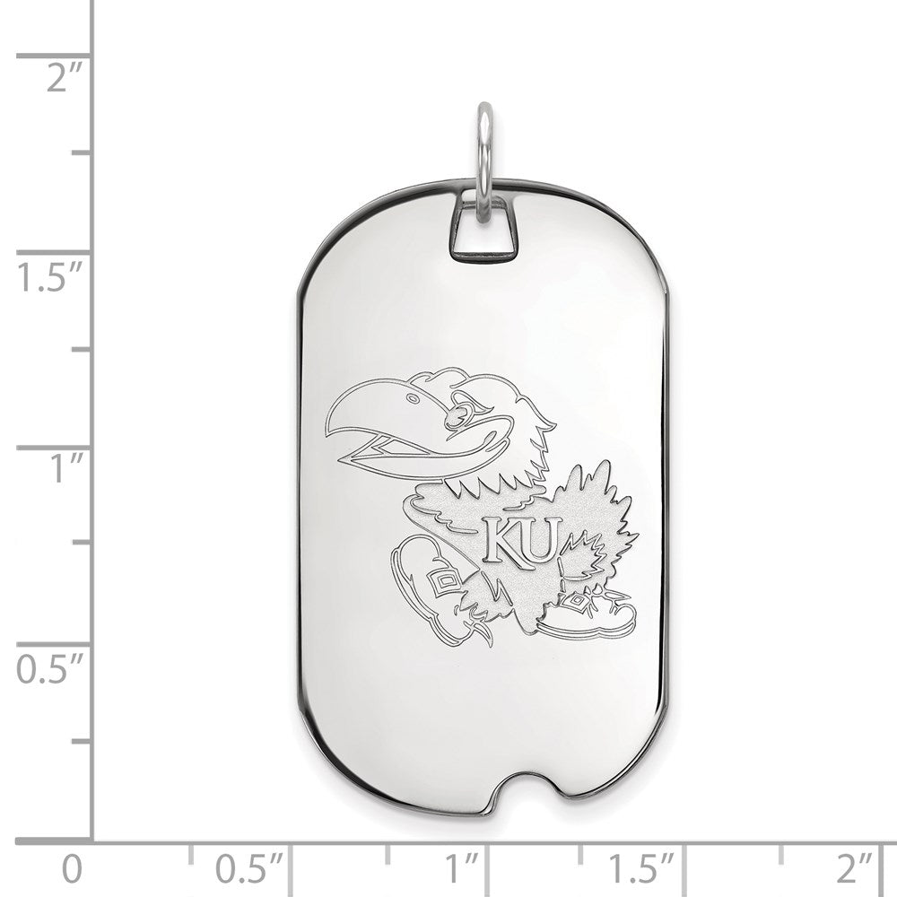14kw  University of Kansas Large Dog Tag