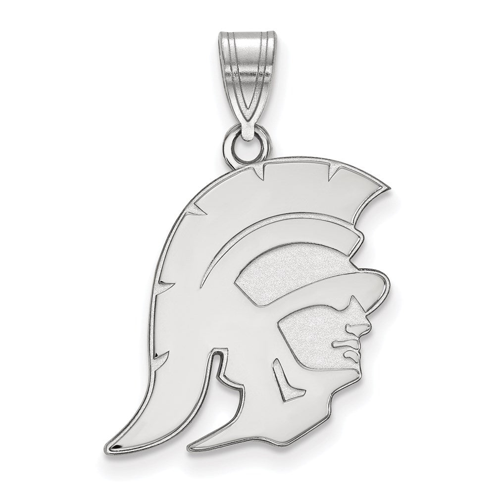 14k White Gold University of Southern California Large Pendant