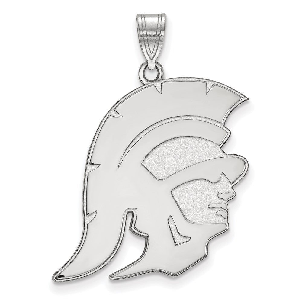 14k White Gold University of Southern California XL Pendant