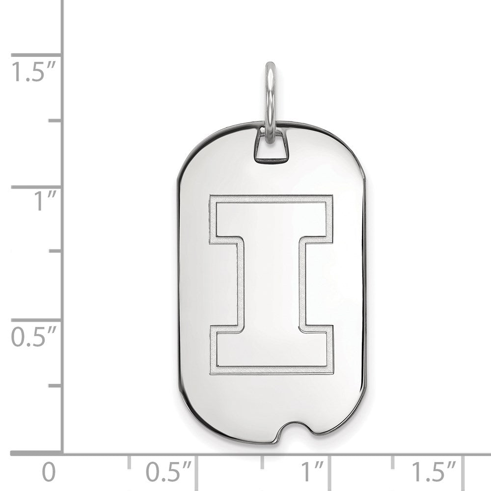 14kw  University of Illinois Small Dog Tag
