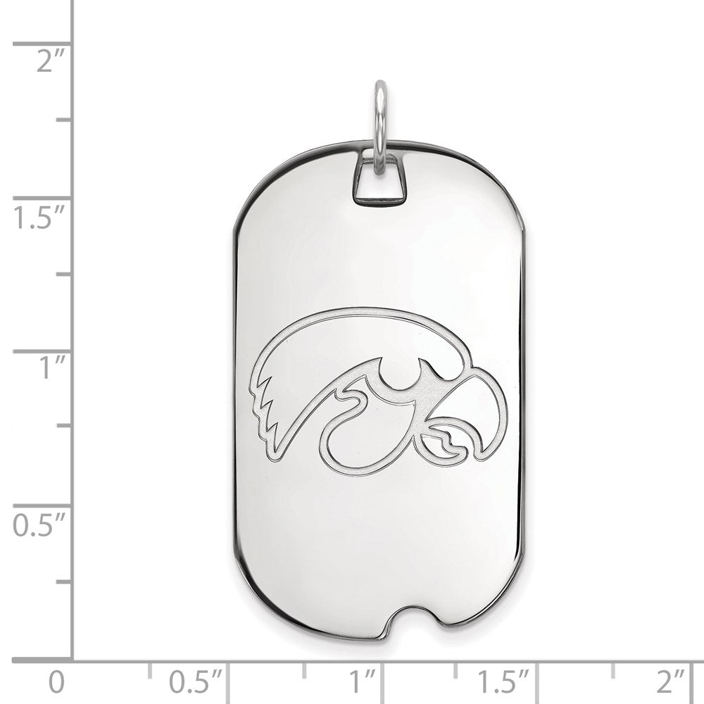14kw  University of Iowa Large Dog Tag
