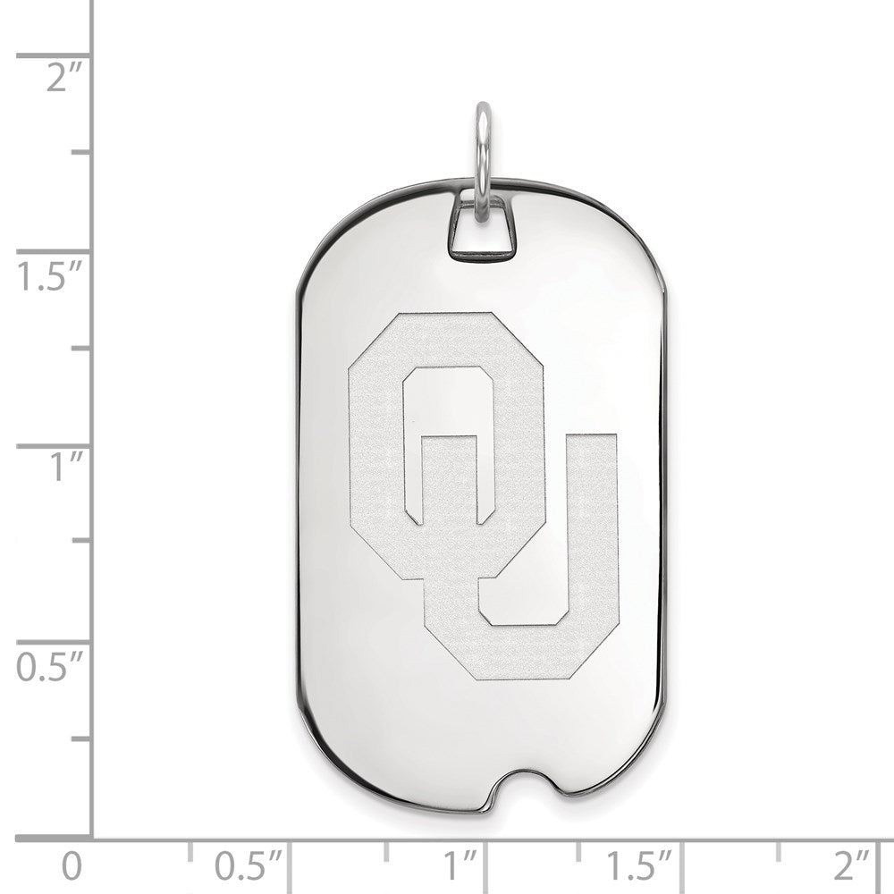 14kw  University of Oklahoma Large Dog Tag