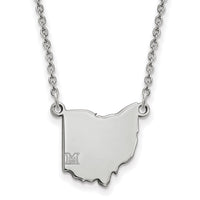 14kw Miami University State Necklace