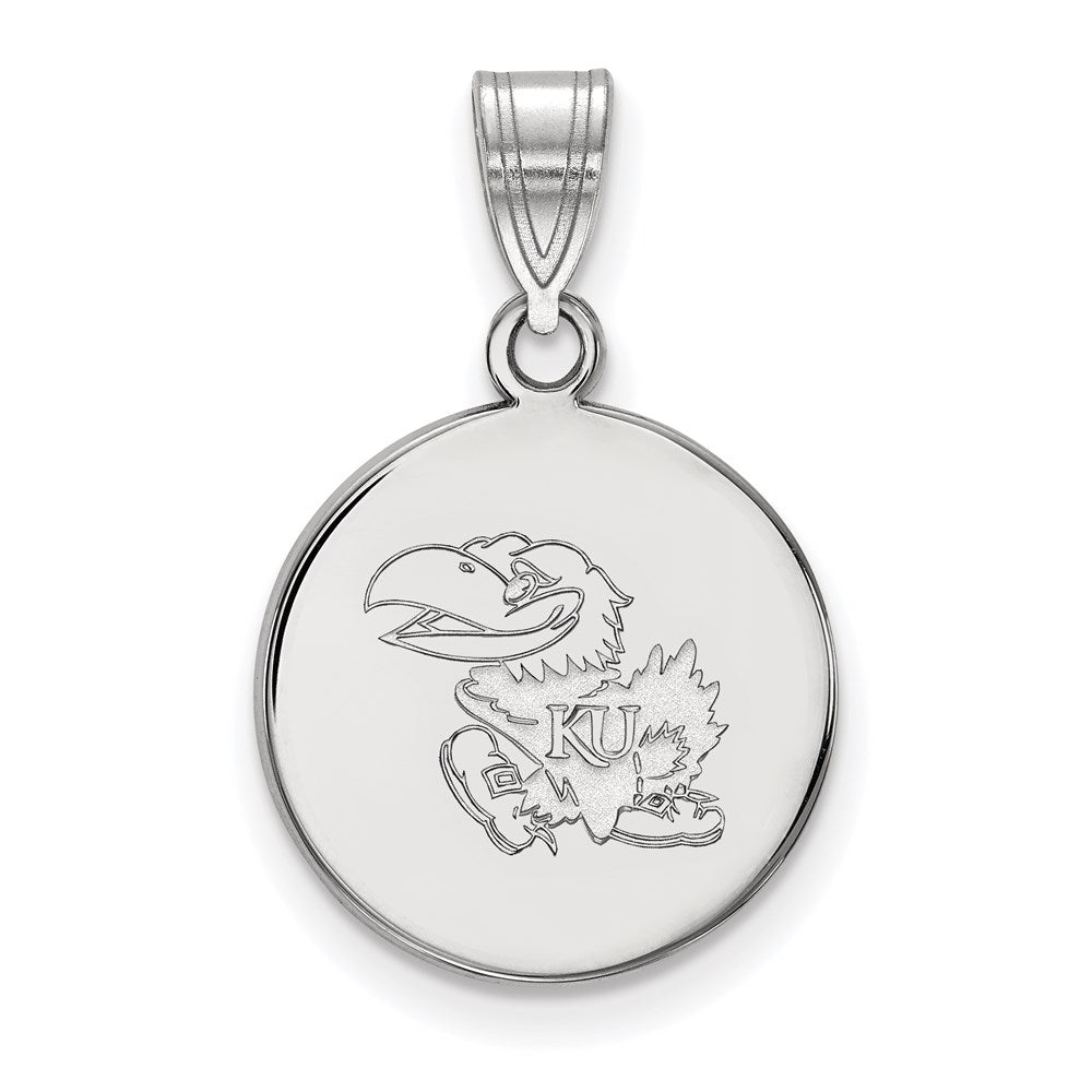 14kw  University of Kansas Medium Disc Pendant