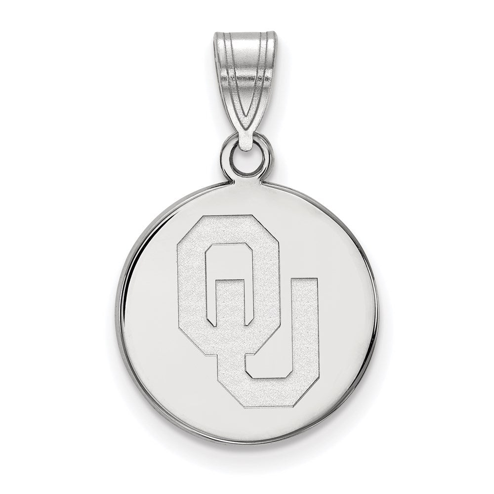 14kw  University of Oklahoma Medium Disc Pendant