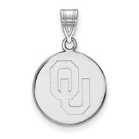14kw  University of Oklahoma Medium Disc Pendant