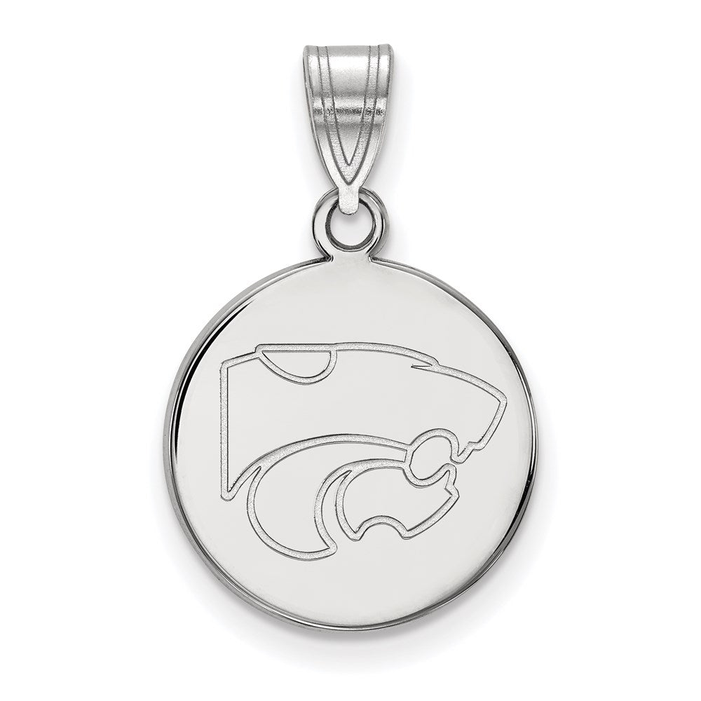 14kw  Kansas State University Medium Disc Pendant