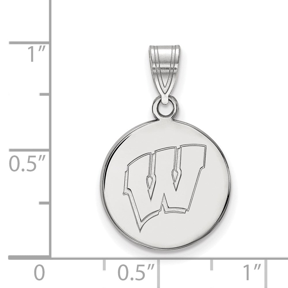14kw  University of Wisconsin Medium Disc Pendant