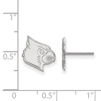 14kw  University of Louisville Small Post Earrings