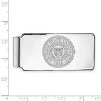 14k White Gold  Arizona State University Crest Money Clip