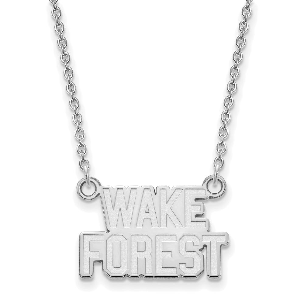 14kw  Wake Forest University Small Pendant w/Necklace